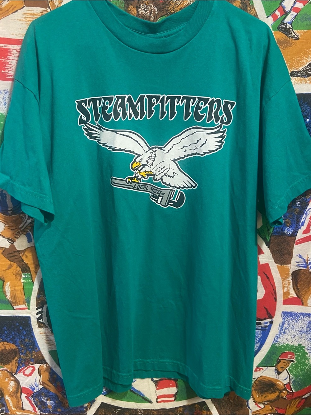 Philadelphia Eagles Steamfitters Local 420 Tee